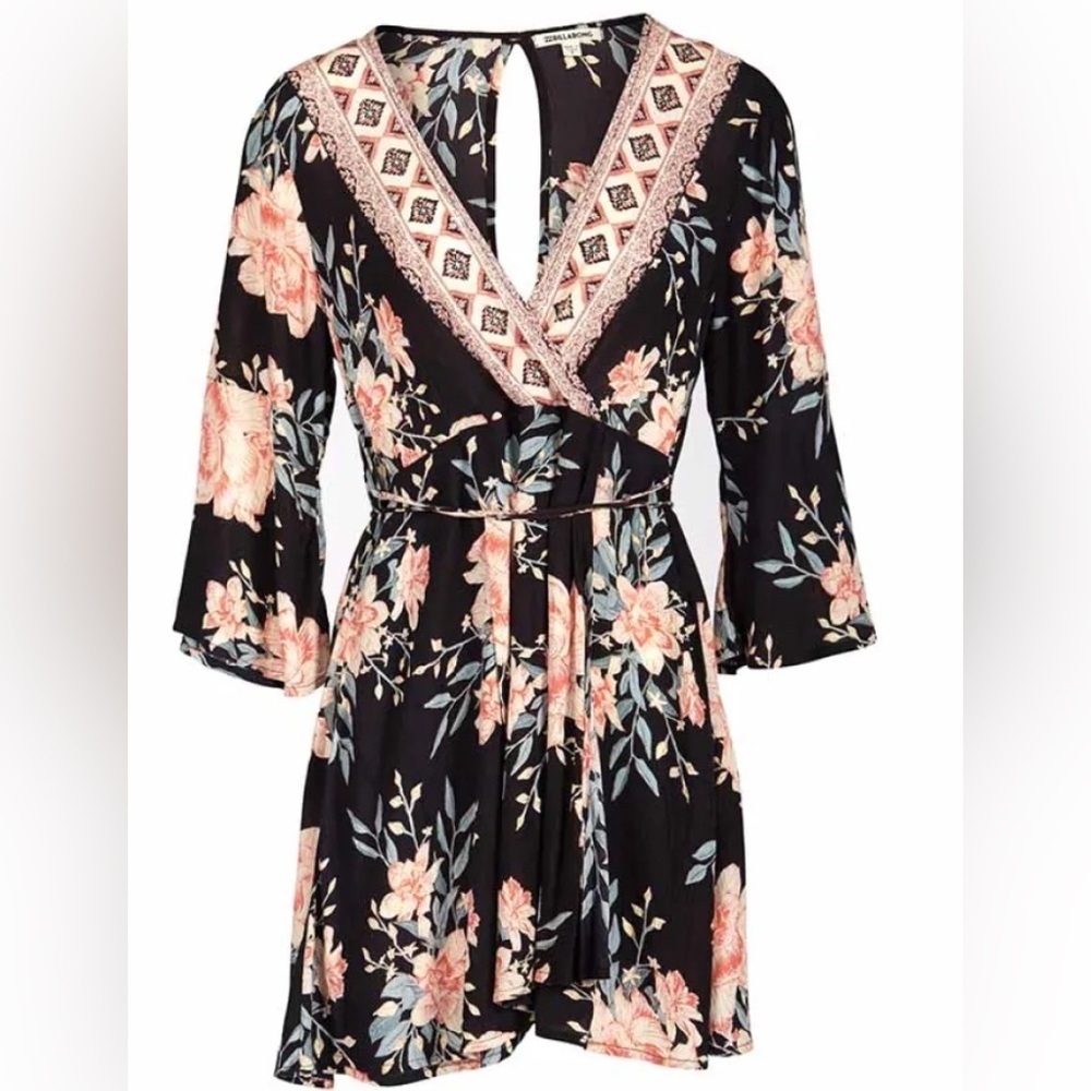 Billabong Floral Patterned Top summer vacation dress - Picture 3 of 10